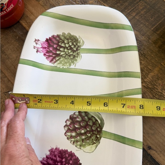 Floral Rectangular Platter made in Portugal. Sells on eBay for over 60.00 - Picture 3 of 5